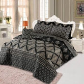 7 Pcs Quilted Comforter Set CC  201